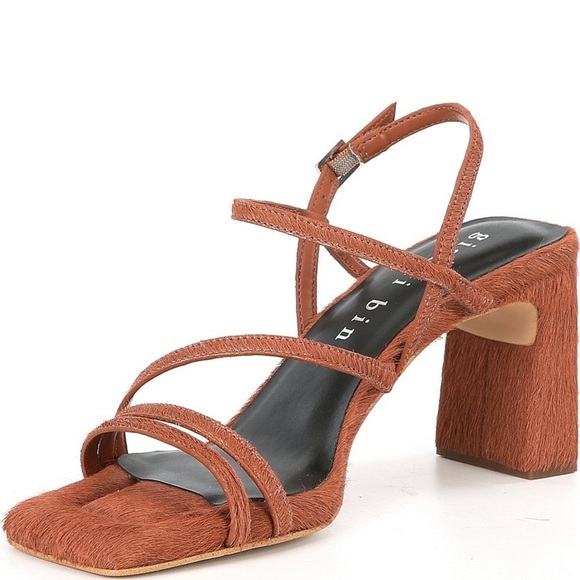 Gianni Bini Strappy Block Heel Sandals Haircalf – Size 8.5 - Picture 2 of 12